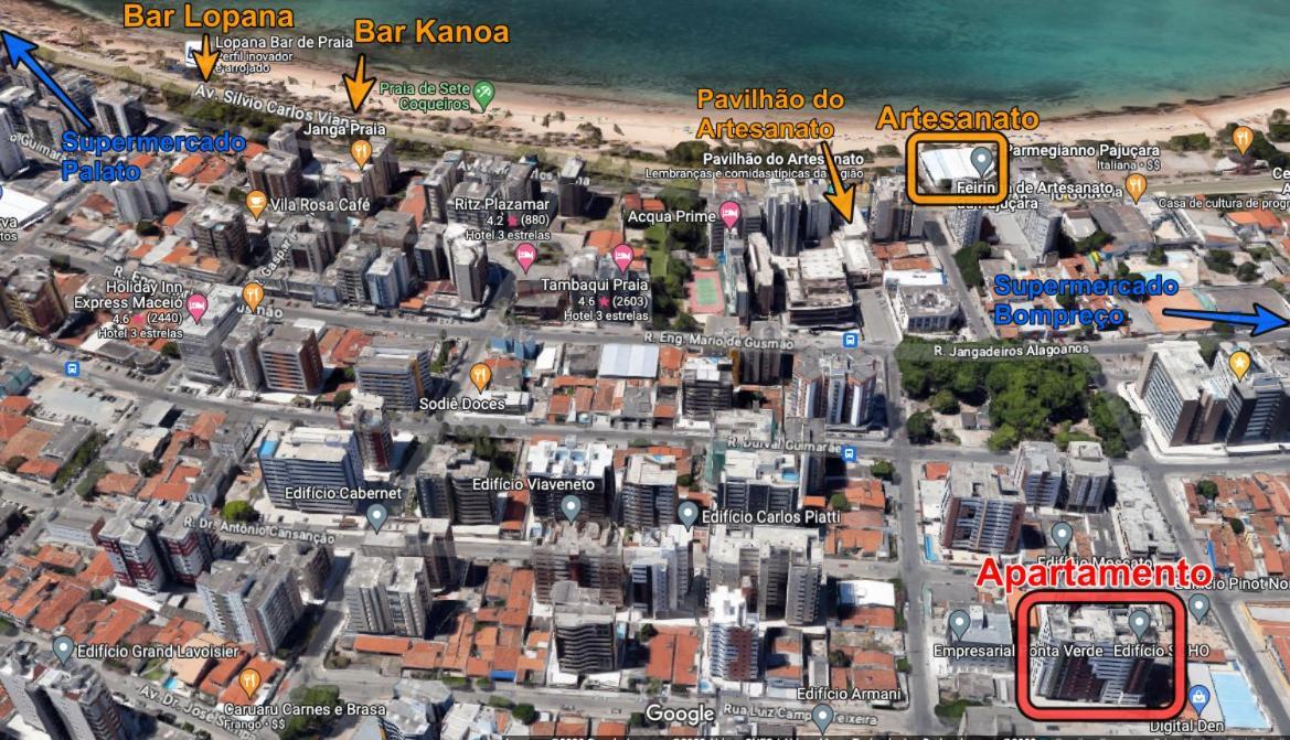 02 Quartos, A 200 Metros Da De Pajucara * Maceio (Alagoas)
